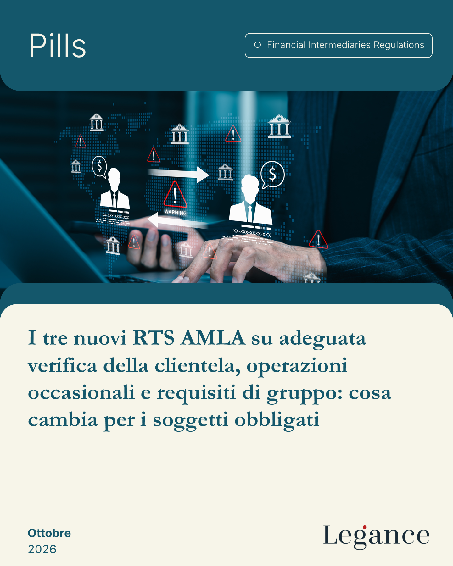Pills // The Three New AMLA RTS on Customer Due Diligence, Occasional Transactions and Group-Wide Requirements: What Changes for Obliged Entities